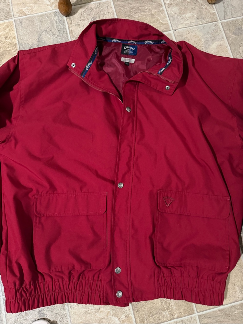 Callaway Red Men's Performance Golf Jacket - Picture 6 of 9